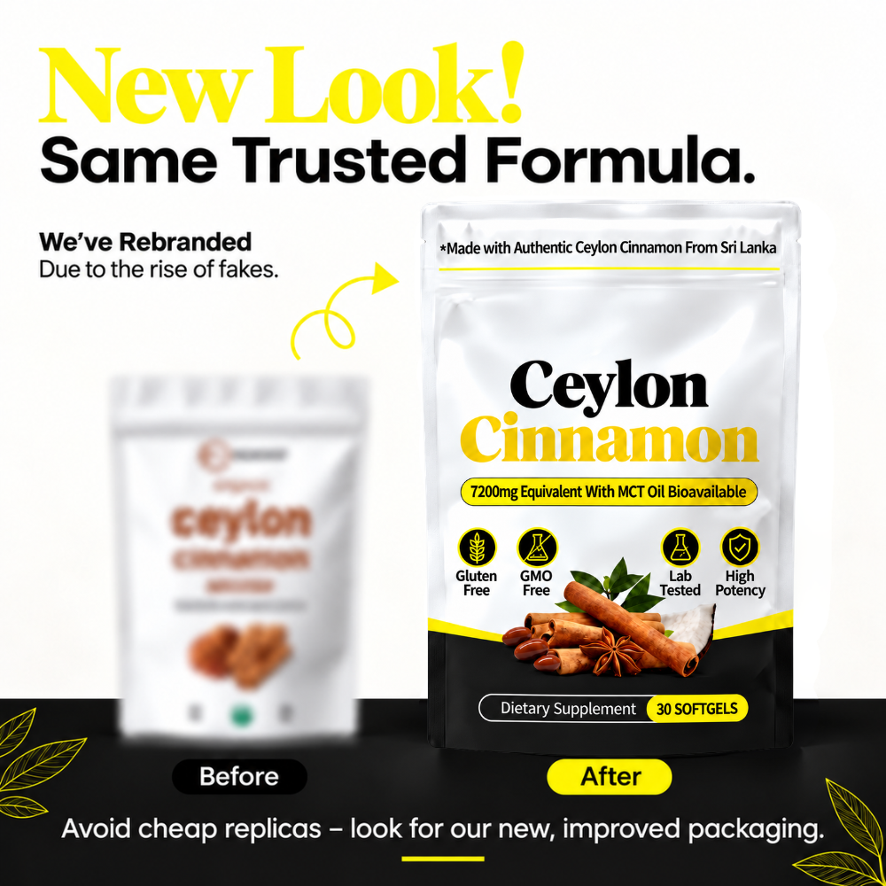 Ceylon Cinnamon + MCT Oil | Blood Sugar & Energy Support